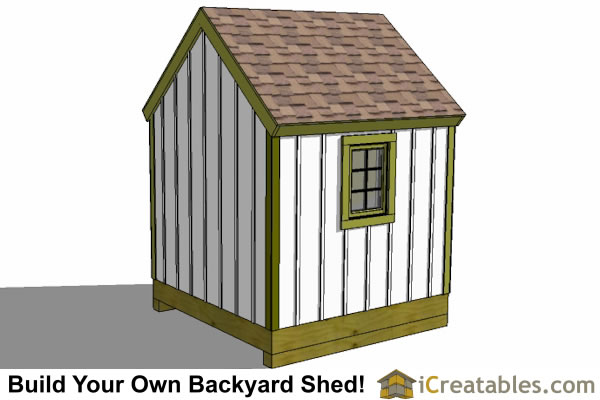 8x8 Cape Cod Garden Shed Plans | Storage Shed Plans 