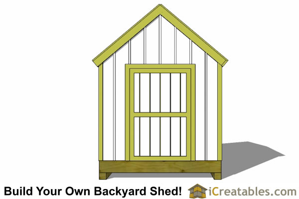 8x8 Cape Cod Garden Shed Plans Storage Shed Plans icreatables.com