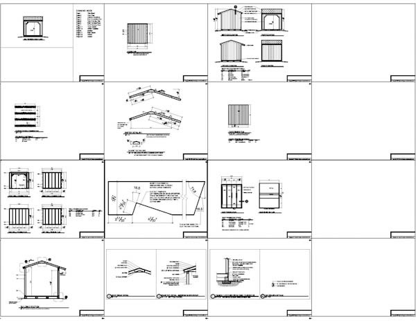 Firewood Shed Plans