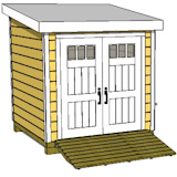 8x8 Storage Shed Plans - Easy to Build Designs - How to Build a Shed