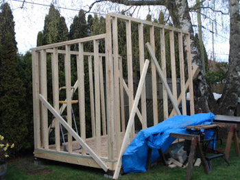 8x10 lean to shed building 3