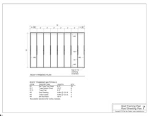 shed plans roof framing plans