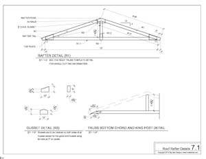 shed plans roo rafter plans