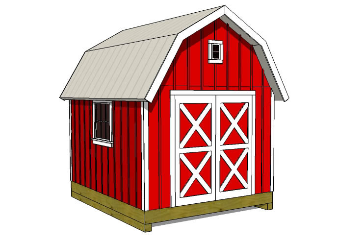 gambrel shed plans