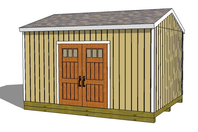 12x16 shed plans gable