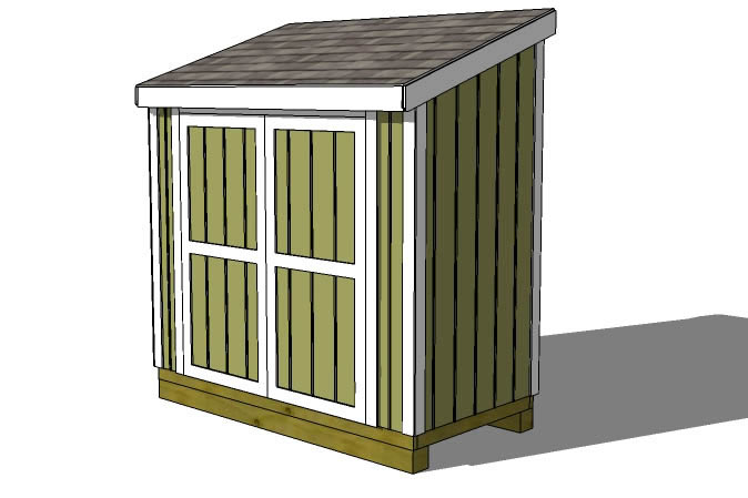 lean to shed plans