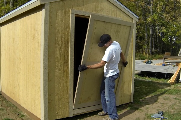 how to build an 8x10 storage shed design