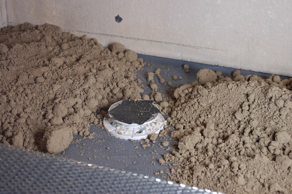 deck mud placing