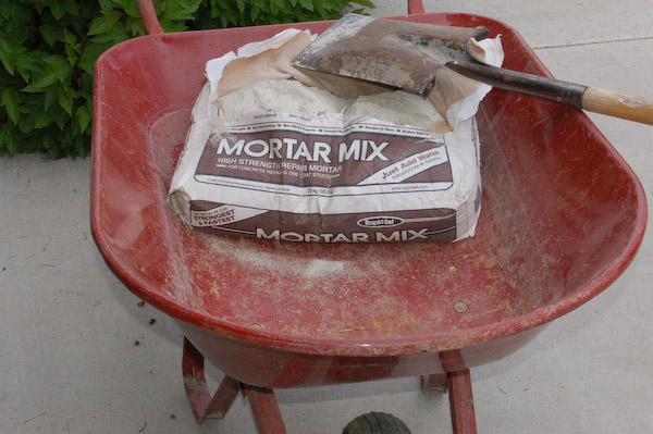 shower pan mortar mix