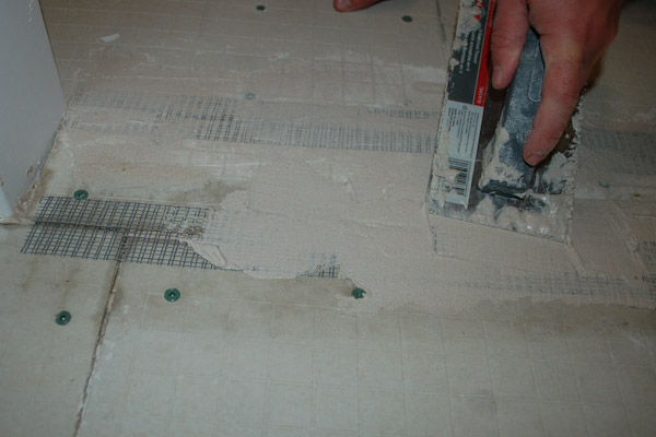 Installing Tile Backer Board Subfloor For Studio Sheds and Office ...